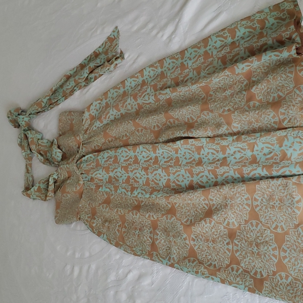 NWOT!  Nicole Miller silk adjustable midi dress